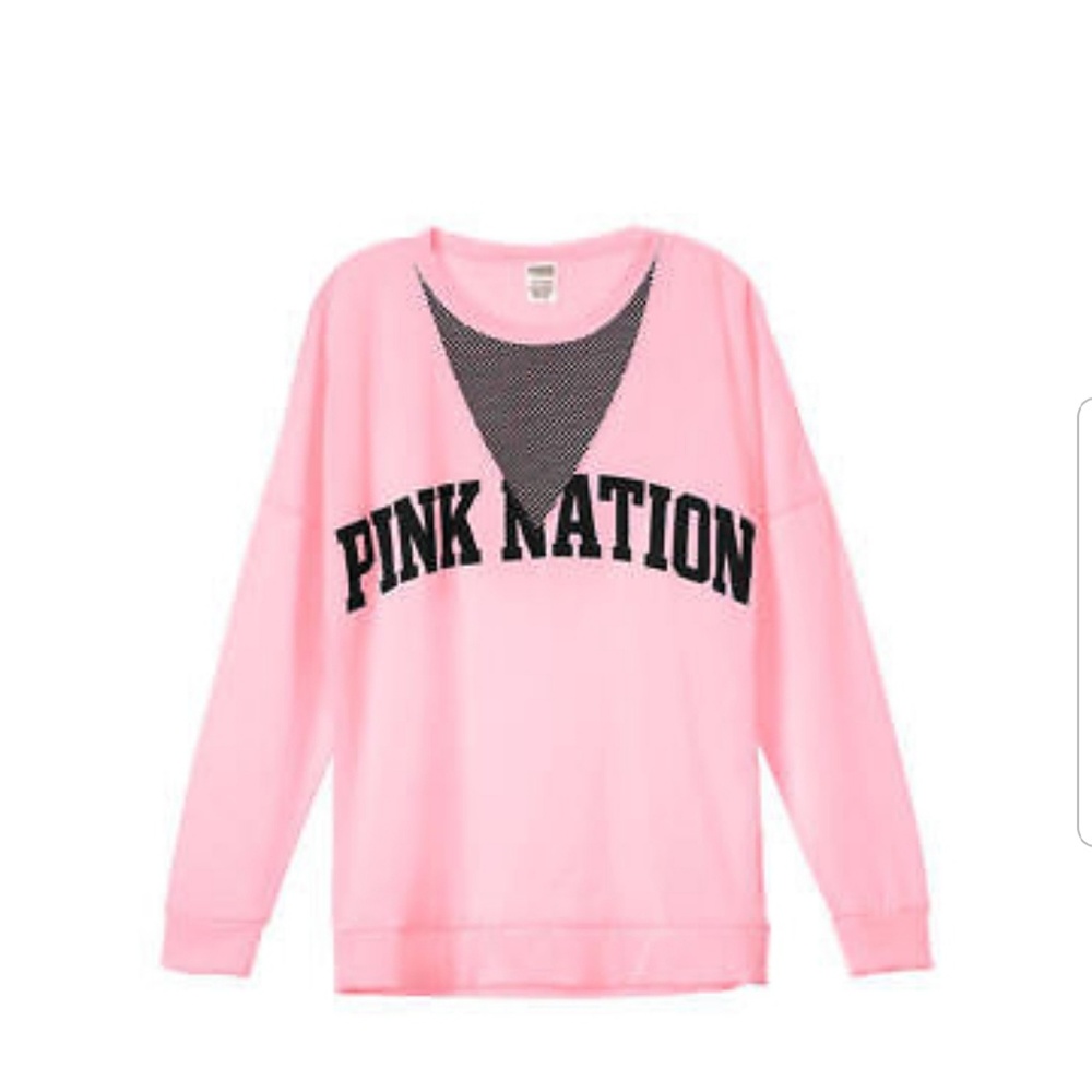 Victoria's secret sweater pink nation M